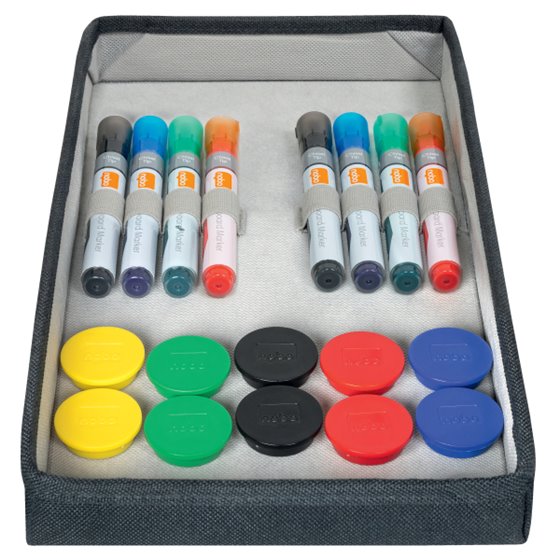Bolsa de kit de accesorios para pizarra Nobo