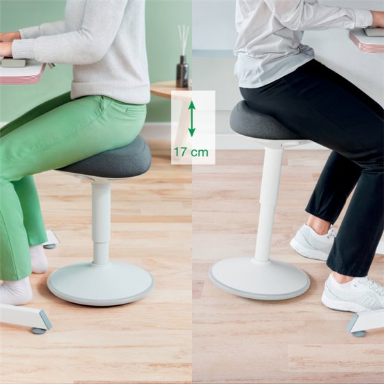 Taburete Active con asiento Comfort Leitz Ergo
