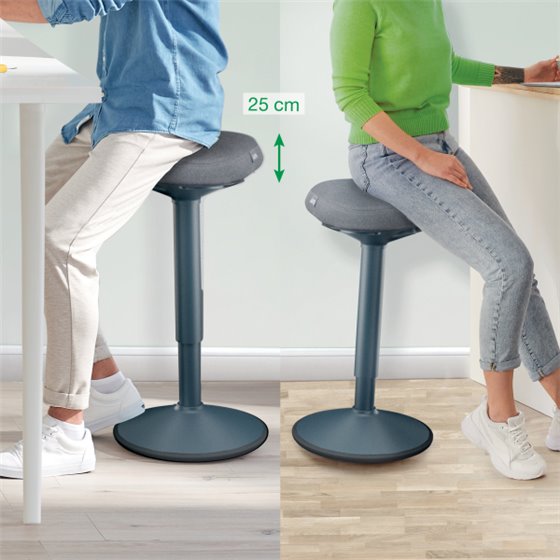 Taburete Active con asiento Comfort Leitz Ergo