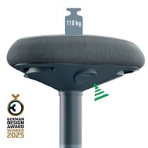 Taburete Active con asiento Comfort Leitz Ergo