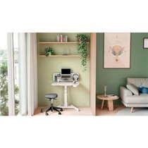 Taburete Leitz Ergo Active con Ruedas y Asiento Wobble Comfort