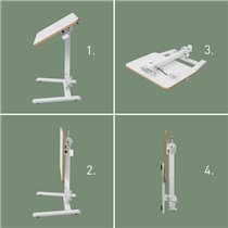 Escritorio de pie/sentado plegable pequeño Leitz Ergo
