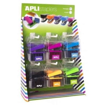 Grapadora Pocket APLI Color