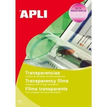 Transparencia APLI Fotocopiadora A4 Carga 1 a 1 Caja x100 Hojas
