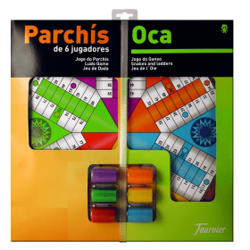 Parchís + Oca + Fichas FOURNIER 6 Jugadores