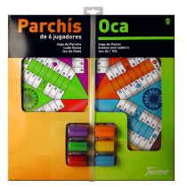 Parchís + Oca + Fichas FOURNIER 6 Jugadores