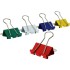 Caja 12 Pinzas Abatibles Colores Surtidos 25 mm Kores