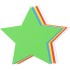 Pack 25 Figuras Goma Eva 2 mm Estrella Colores Surtidos Fixo Kids
