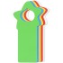 Pack 25 Figuras Goma Eva 2 mm Cuelgapuertas Colores Surtidos Fixo Kids