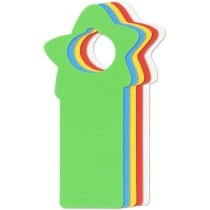 Pack 25 Figuras Goma Eva 2 mm Cuelgapuertas Colores Surtidos Fixo Kids