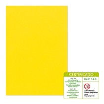 Bolsa 10 Láminas Goma Eva Lisa 40 X 60 Cm 2 mm Amarillo Fixo Kids