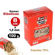 Caja 100 G Gomas Elásticas "1.5mm X 8Cm" Fixo