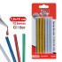 Blister 12 Barras Silicona 7.5 X 100 mm Glitter Colores Surtidos Fixo