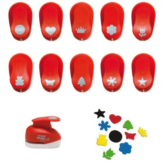 Blíster Perforadoras Goma Eva 1.6 Cm Conejo Fixo Kids