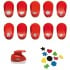 Blíster Perforadoras Goma Eva 2.5 Cm Cuadrado Fixo Kids