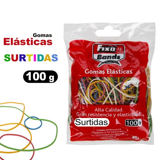 Bolsa 100 G Gomas Elásticas Surtido Fixo