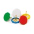 Caja 100 Chinchetas Plastificadas Colores Surtidos "10.5 mm" Kores