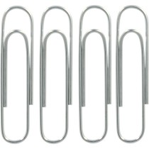 Caja 100 Clips Galvanizados Labiados 25 mm Kores