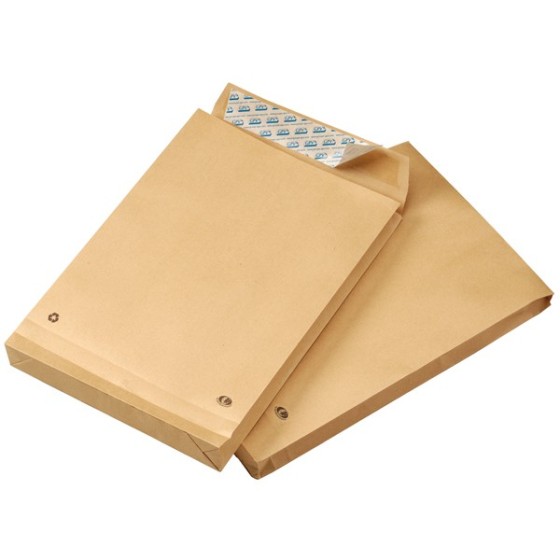 250 Bolsas Fuelle Kraft 260X330 120 G Solapa Recta Cierre Tira Silicona Gpv