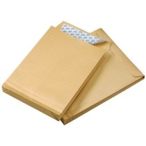 100 Bolsas Fuelle Armado Kraft 300X470 120 G Solapa Recta Cierre Tira Silicona Gpv