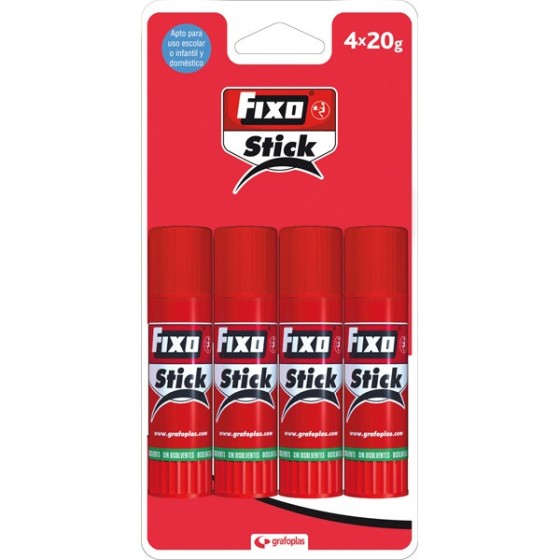 Blíster Barra Pegamento 4X20 G Fixo