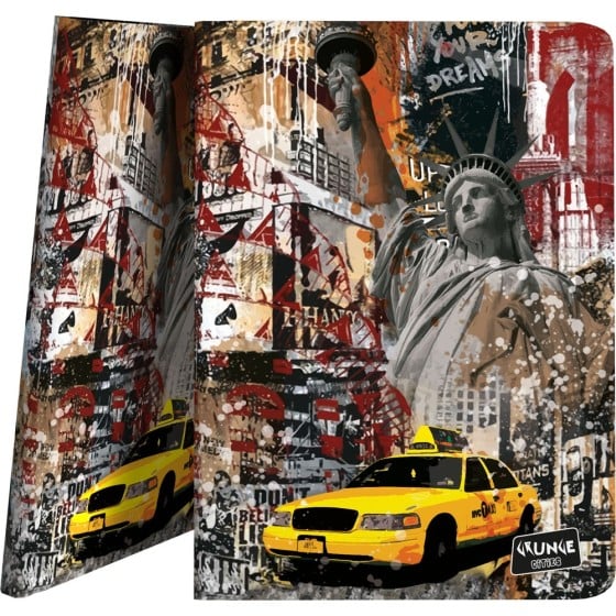 Carpeta Con 30 Fundas PP A4  Cities  New York Grafoplás
