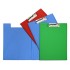 Carpeta Con Pinzas Miniclip Superior Folio Pvc Con Bolsa Interior Rojo Carmin Grafoplás