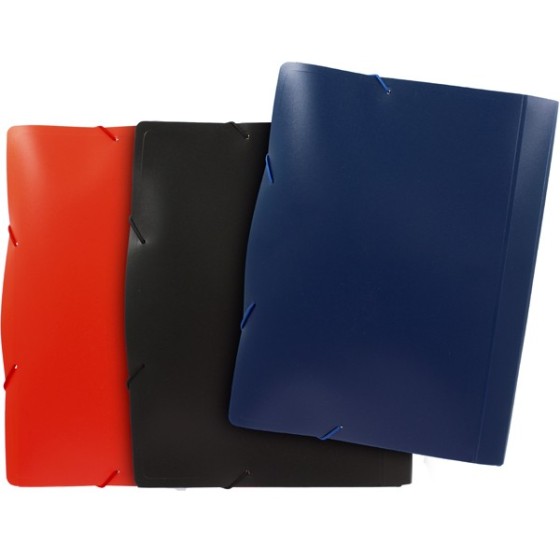 Clasificadores PP Opaco Liso Gomas Folio Negro Xs Grafoplás