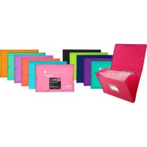 Clasificadores 13 Bolsas  PP Opaco Liso Gomas Folio Violeta Like Grafoplás