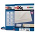 Caja 100 Hojas Etiquetas A4 Cantos Rectos "48.5X16.9 mm" Xs Grafoplás