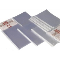 Bolsa 100 Fundas  PP Estandar Lomo Reforzado A4 11 Taladros Transparente Grafoplás