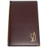 Carpeta Con Fundas Con Cordón Carta De Vinos Pvc 1/2 A4 Burdeos 2 Fundas Restaurantes Grafoplás