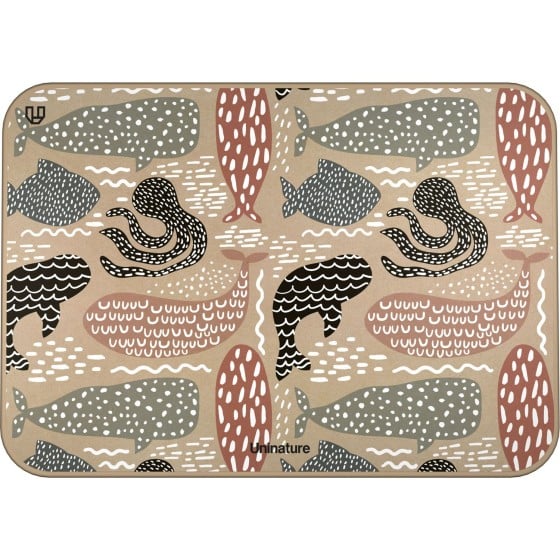 Vade Uninature Design 33X47 Cm Nature Ballenas