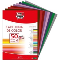 Paquete 50 Cartulinas Clásica A3 180 G Verde Navidad Fsc Fixo
