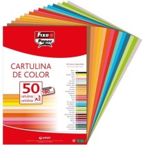 Paquete 50 Cartulinas Clásica A3 180 G Rojo Fsc Fixo