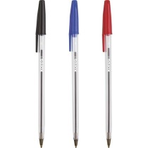 Boligrafos Tinta Base Aceite Con Capuchón 0.7 mm Rojo Kores