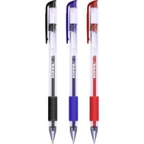 Boligrafos Tinta Gel Con Capuchón 0.7 mm Azul Kores