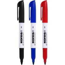 Marcadores Pizarra Blanca Azul Punta Cónica+Clip Kores
