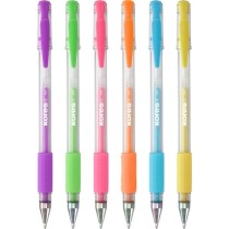 Pack 6 Boligrafos Tinta Gel Con Capuchón 1.0 mm Pastel Kores