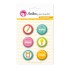 Pack 6 Chapas Adhesivas Me Organizo 25 mm. Anita