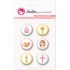 Pack 6 Chapas Adhesivas Primera Comun.20 Ell Anita