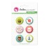 Pack 6 Chapas Adhesivas Felices Fiestas Anita