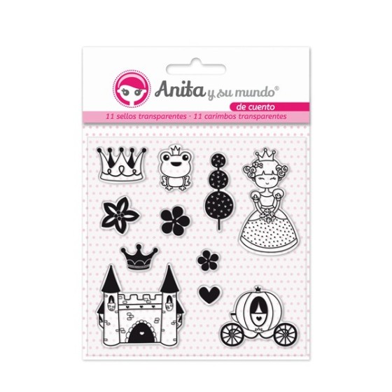 Pack 11 Sellos Acrílicos De Cuento 16 Anita
