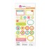Pack 5 Hojas Pegatinas 15X32 Cm Papel Felicidades! Fsc Anita