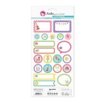 Pack 5 Hojas Pegatinas 15X32 Cm Papel Un Dia Especial 22 Fsc Anita