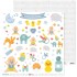 Pack 5 Papeles Decorados 12X12" 180 G Figuras Recortables Nuestro Peque 19 Fsc Anita