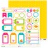 Pack 5 Papeles Decorados 12X12" 180 G Etiquetas Mascotas 16 Fsc Anita