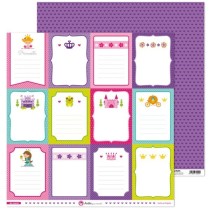 Pack 5 Papeles Decorados 12X12" 180 G Tarjetas De Cuento 16 Fsc Anita