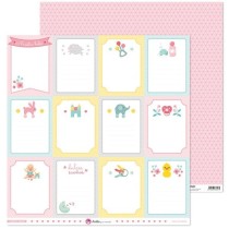 Pack 5 Papeles Decorados 12X12" 180 G Tarjetas Nuestra Peque 19 Fsc Anita