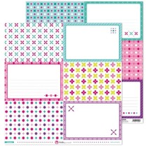 Pack 5 Papeles Decorados 12X12" 180 G Tarjetas Grandes Mosaico 16 Fsc Anita